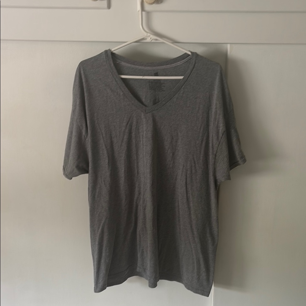 Hanes Gray Short Sleeve Tee